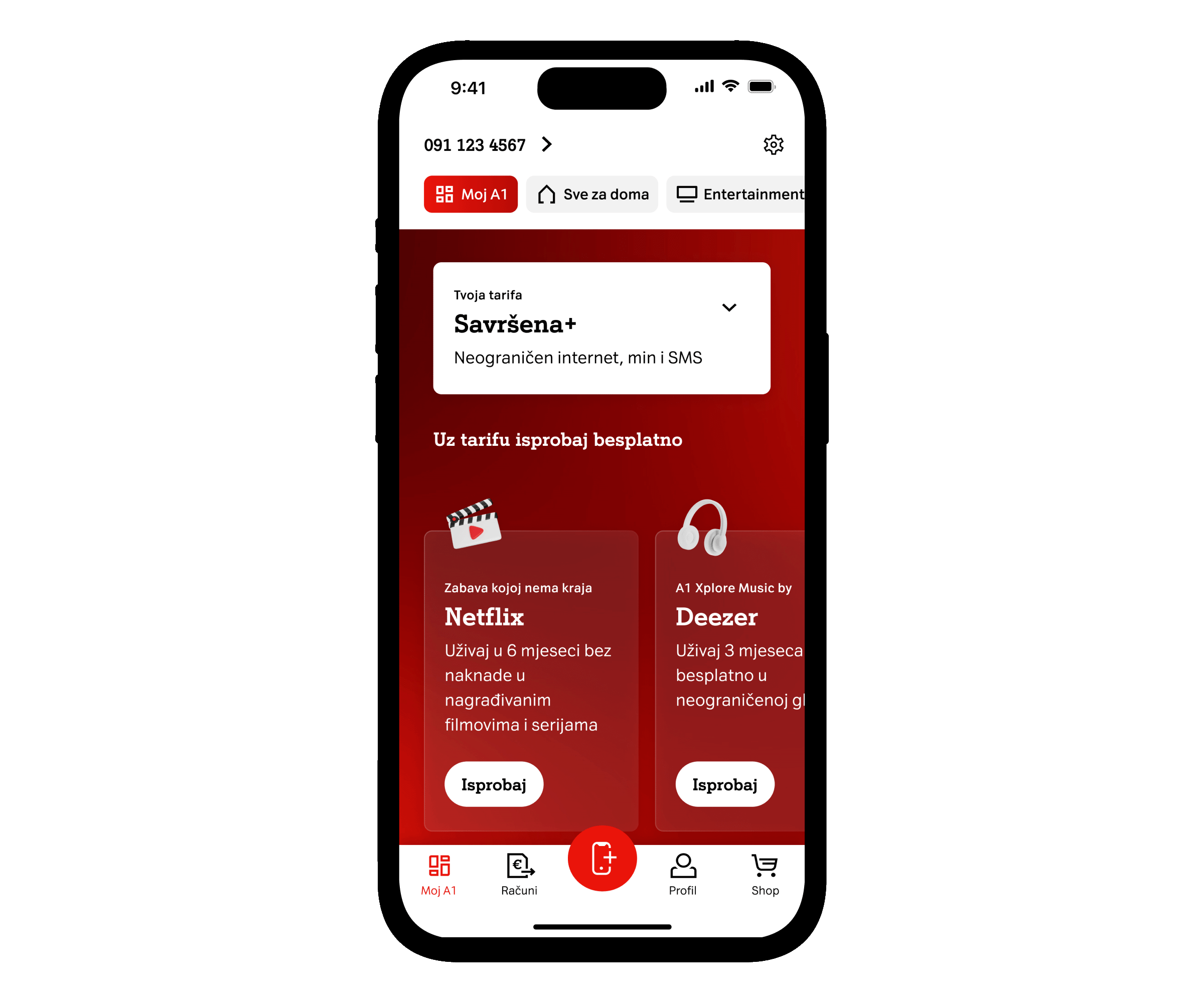 Netflix - 1.korak aktivacije Netflix - 1.korak aktivacije